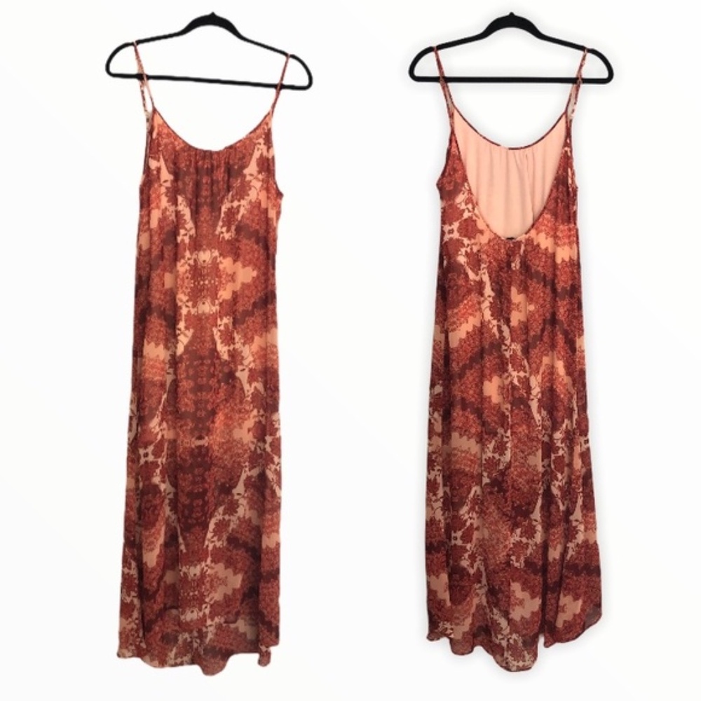 Show Me Your Mumu Turlington Paisley Maxi Dress in Happy Henna Pink size Medium
